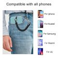 Mobile Phone Anti-theft Lanyard Set Adjustable Neck Strap Holder Sling Rope Universal Silicone Lanyard Case Cover Holder Belts.