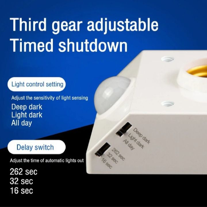 Human%20Infrared%20Sensor%20Switch%20(PIR%20Motion%20Sensor%20Light%20Socket)%20Adjustable%20Automatic%20On/Off%20for%20Nighttime%20Basement%20Lighting%20Control%20-%20Image%203