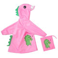 Children's Raincoat Rain Boot Set Children's Kindergarten Boys Girls Elementary School Students Poncho Baby Waterproof Rain Boots Dinosaur. 