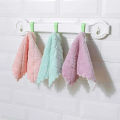 3Pcs Kids Absorbent Microfiber Fiber Small Square Hand Towel - 16*26Cm. 