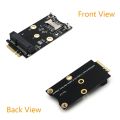 M.2 Wifi Adapter Mini Wireless Network To M2 Ngff Key Ae Wifi Raiser With Slot. 