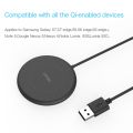 (New)Vinsic 5V 1A Output Mini Extra-slim Qi Standard Wireless Charger Quick Charger. 