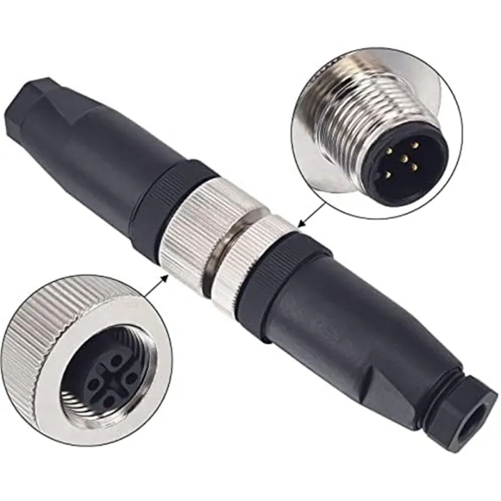 Spare%20Parts%20Accessories%20M12%205%20Pin%20Male%20and%20Female%20Receptacle%20Panel%20Aviation%20Wire%20Connector,%2012mm%20Industrial%20Circular%20Connector,%20IP67,4%20Set%20-%20Image%206