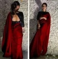 Deep Maroon Japani Soft Silk Saree for Women - Elegant Ethnic Charm - Ideal for All Seasons and Occasions. 