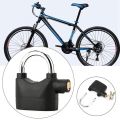 Security Alarm Lock for Bike and Door - Black.