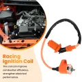 Racing Ignition Coil+Spark Plug+CDI Box For GY6 50cc-150cc 4-Stroke Engines ATV.