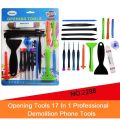 17 In 1 Universal Opening Tools 17 In 1 Professional Demolition Phone Tools Multifunction 17 In 1 Opening Tools Set No: 2288 Complete Tools For Smartphone Phone LCD Opening Tool Sets. 