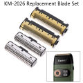 【WSJJ Store】(NEW)Repment Set For Kemei Km-2026 Hair Trimmer Clipper Barber Cutting Head.