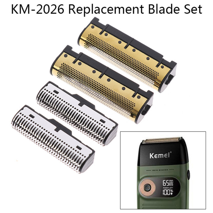 【WSJJ Store】(NEW)Repment Set For Kemei Km-2026 Hair Trimmer Clipper Barber Cutting Head