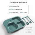 SLAIXIU KIDS Baby Children's Tableware Products Feeding Set Cartoon Plates Kids Dishes Children Training Eating Food Bowl Spoon Fork.