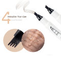 4 Color Eyebrow Pencil Tint 4 Tip Brow Tattoo Pen Paint Makeup Eyebrows Waterproof Cosmetic Eyebrow. 