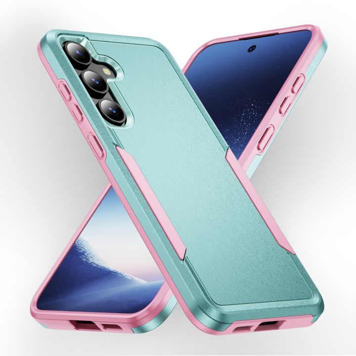 Pioneer Armor Heavy Duty PC + TPU Phone Case For Samsung Galaxy S24 Ultra 5G/Samsung Galaxy S24 5G/Samsung Galaxy S24+ 5G
