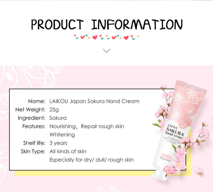Laikou%20Japan%20Sakura%20Moisturizing%20Hand%20Cream-%2030g%20-%20Image%203