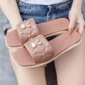 Heyada's new summer cross-border women's outdoor slippers are fashionable and casual flat home women's shoes beach sandals. 
