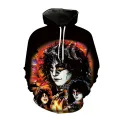 New kiss heavy metal rock band hoodies 3D printed men women fashion trend sweatshirt street popular high quality men's clothing. 