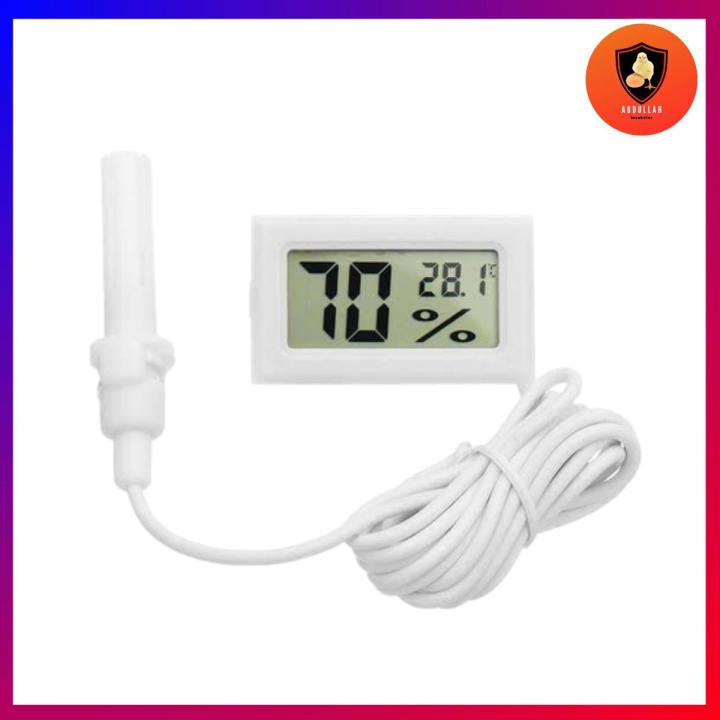 Digital LCD Mini Thermometer Hygrometer Fridge Freezer Temperature