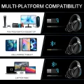 KOFIRE UG-06 Wireless Gaming Headset for PS4 PS5 PC, 48H Playtime, Low Latency, Noise Cancelling Over Ear BT Headphones. 