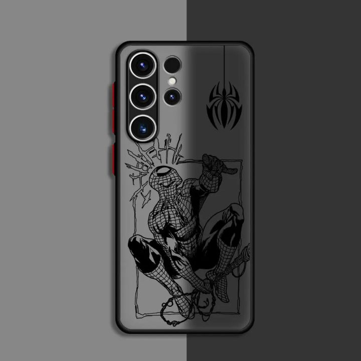Matte%20Marvel%20Spider%20Man%20Venom%20Back%20Cover%20Phone%20Case%20for%20Samsung%20Galaxy%20S23%20Ultra%20S20%20FE%20S22%20S24%20Plus%20S21%20S23%20FE%20S10%20Plus%20S9%20-%20Image%203