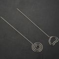 60 Pieces Metal Wires Memo Clip Note Card Holders Table Number Clip Photo Stand for Wedding Party Cake Decor, Round and Heart Shape, Silvery. 