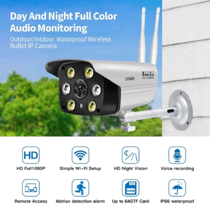 V380 Waterproof camera Night Vision camera Outdoor Full HD Wifi