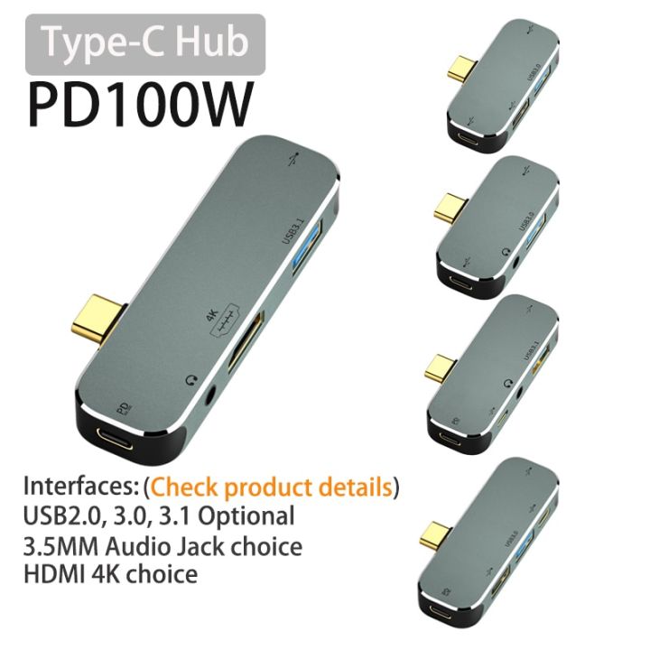 Powered%20Type%20C%20to%20USB%20TypeC%20to%203.5MM%20Jack%20USBC%20PD%20Type-C%20to%20HDMI%20Adapter%20Converter%20Hub%20Splitter%20Docking%20Station%20for%20MacBook%20-%20Image%203