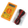 DT830B Digital Multimeter, Handheld Digital Multimeter LCD Backlight Portable AC/DC Ammeter Voltmeter Ohm Voltage Tester Meter Multimeter with Wire. 