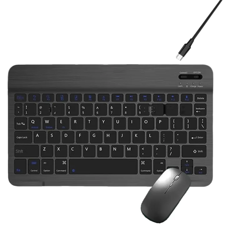 Mini Wireless Bluetooth Keyboard Phone Tablet PC Portable Bluetooth Keyboard Mouse Reusable Easy to Use Android A