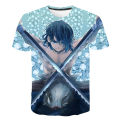 Summer short-sleeved Anime Demon Slayer T Shirt Kamado Nezuko Costume dress up Men's T-Shirt Kamatari Tanjiro T-Shirt. 