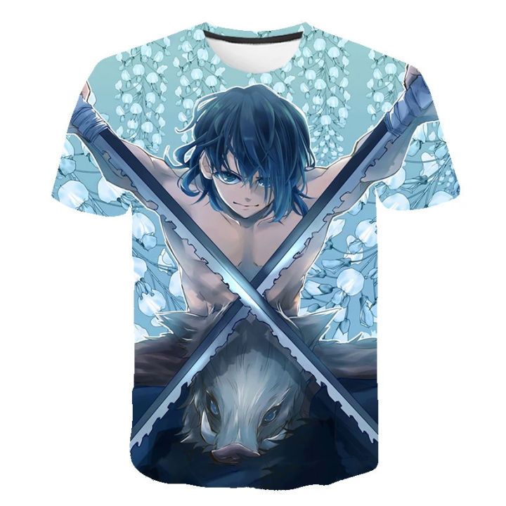 Summer%20short-sleeved%20Anime%20Demon%20Slayer%20T%20Shirt%20Kamado%20Nezuko%20Costume%20dress%20up%20Men's%20T-Shirt%20Kamatari%20Tanjiro%20T-Shirt%20-%20Image%205