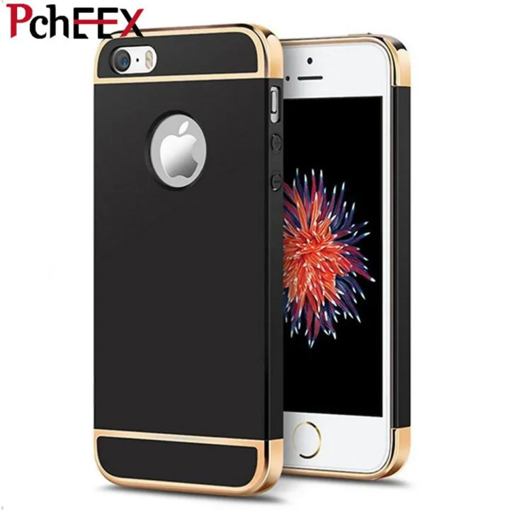 For Apple iPhone 5 / 5s Case, 3 in 1 Hybrid Hard PC Ultra Light Anti Shockproof Protective Cover