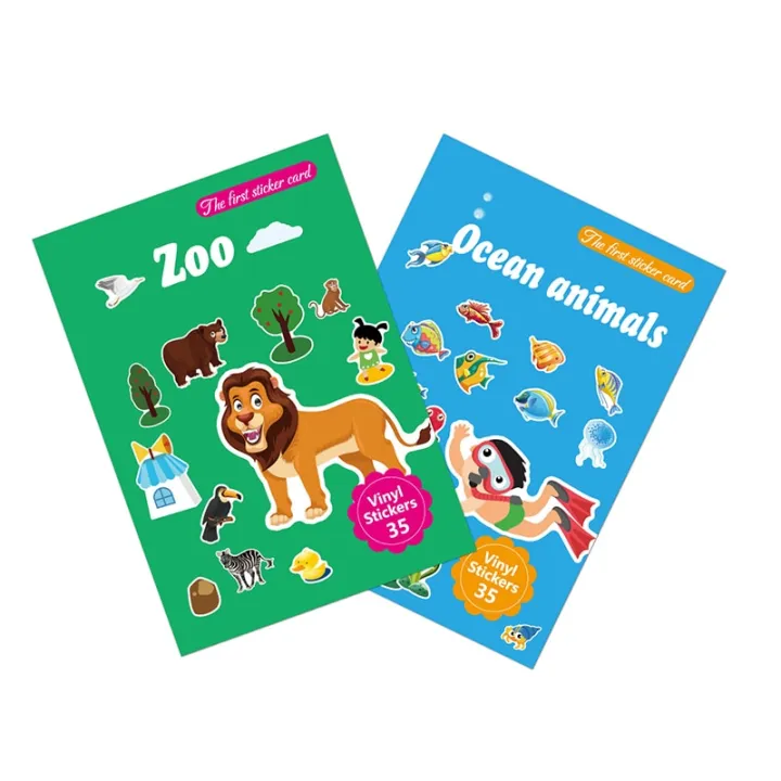 Kids%20Baby%20Early%20Learning%20Educational%20Toys%20Cartoon%20Zoo%20Sea%20Animals%20Creation%20Sticker%20Book%20-%20Image%204