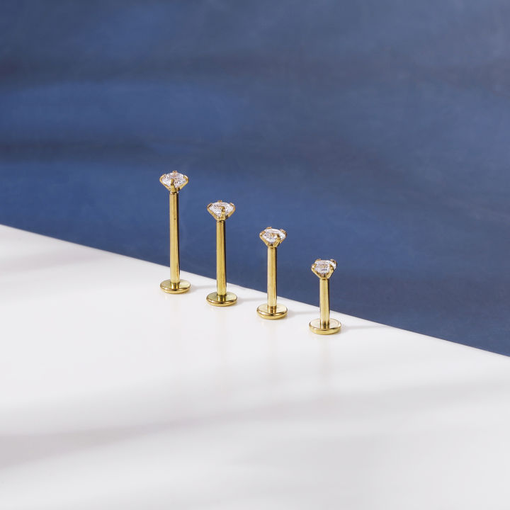 ZS%203PCS/LOT%20Stainless%20Steel%20Tragus%20Earring%20Cartilage%20Gold%20Plated%20Lip%20Ring%20Crystal%20Labret%20Piercing%20Ring%2016G%20Helix%20Women%20Earring%20-%20Image%203