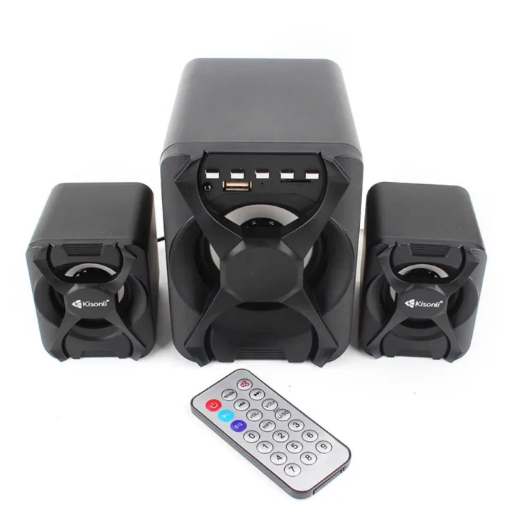 KISONLI%20U2500BT%20USB%202.1%20Computer%20Bluetooth%20Speaker%20with%20FM%20TF%20AUX%20Remote%20Control%20-%20Image%202