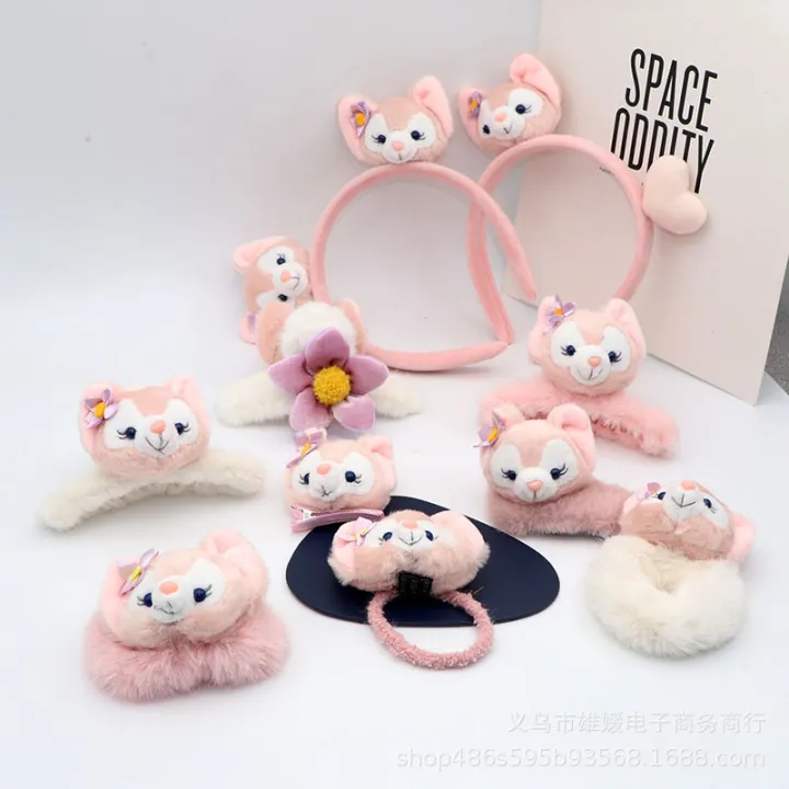 Autumn%20and%20winter%20new%20model%20Belle%20Rabbit%20Plush%20Sisters%20Clip%20Female%20Cute%20Furry%20Shark%20Clip%20Hairpin%20Back%20of%20Head%20Accessories%20-%20Image%202