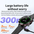 ET482 Smart Watch Answer/Make Calls 1.43 Inch AMOLED Screen IP68 Waterproof Smartwatch Fitness Tracker Heart Rate Blood Pressure Blood Oxygen Monitoring Watch. 