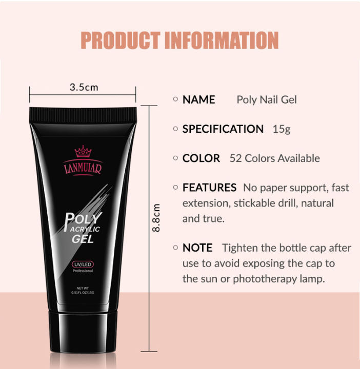 15pcs%20set%207%20Color%20Polygel%20Nail%20Kit%20%20Nail%20Builder%20Kit%20Nail%20Extension%20Kit%20with%206W%20Led%20Lamp%20Top%20Coat%20Base%20Coat%20%20Nail%20Art%20Ideas%20DIY%20Home%20Manicure%20-%20Image%202