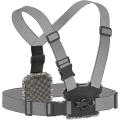 TELESIN GP-CGP-T06 Dual-Mount Chest Strap for GoPro/DJI/Action Cameras. 
