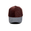 HEAD GEAR CHOCOLATE GREY DUAL TONE CORD CAP. 