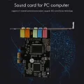 PCI-E X1 CMI8738 Chip 32/64 Bit Sound Card Stereo 5.1 Channel for P. 