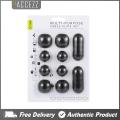 ACCEZZ 10 Pieces Cable Organizer Mount Set Best Cable Management Silicon Wire Clips. 