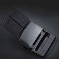 Fashion Men's Belt No Metal Plastic Buckle Canvas Outdoor Belts Casual Jeans Belt Breathable Wear-resistant Belt. 