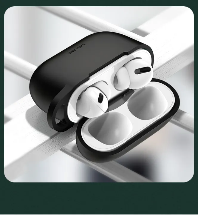USAMS%20Silicone%20Protective%20Earphone%20Case%20for%20Apple%20AirPods%20Pro%20-%20Light%20Green%20-%20Image%204