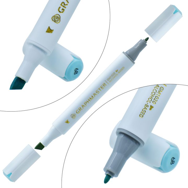 Graphmaster%20Alcohol%20Marker%20Chisel%20&%20Fine%20Tip%20%7C%20Pack%20Of%2024%20-%20Image%204