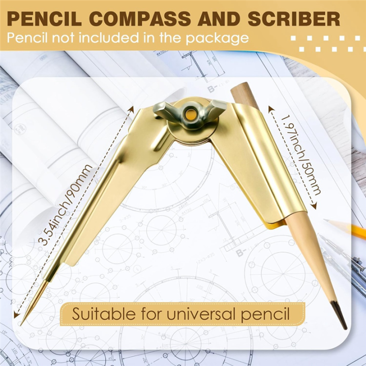 Pencil%20Compass%20and%20Scriber,%20Compass%20Scribe%20Tool,%20Woodworking%20Compass%20Scriber,%20Accurate%20Circle%20Compass%20Tool%20for%20Drawing%20-%20Image%202