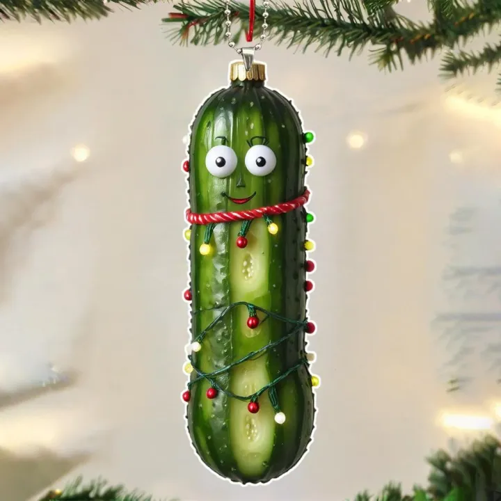 2d%20Pendant%20Unique%20Lightweight%20Green%20Ornament%20Acrylic%20Flat%20Decoration%20for%20Christmas%20Window%20Car%20Holiday%20Decor%20Home%20Decoration%20-%20Image%203