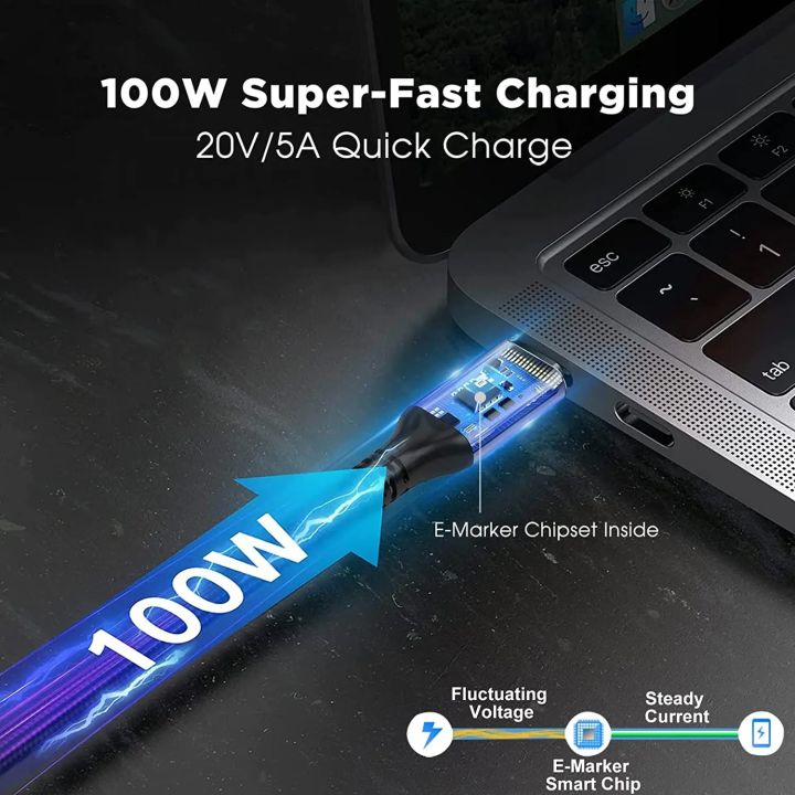 Thunderbolt%204%20USB4.0%20ELbow%20Display%20Cable%2040Gbps%20Type%20C%20to%20C%20Cable%20PD240W%20Blazing-Fast%20Charging%20Cable%208K@60Hz%20for%20MacBook%20iPad%20-%20Image%204