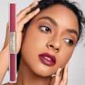 Fit Colors Non-stick Cup Sweatproof Lip Tint / Waterproof and Long-lasting Lipstick / Matte Velvet Red Pink Lip Gloss / Double Head Lipstick / Makeup Cosmetics.