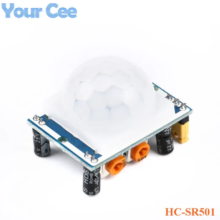 10 pcs HC SR501 Adjust IR Pyroelectric Infrared PIR Human Motion Sensor ...