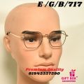 New Men Fashion Eyeglasses Best Reading glasses Classic New Design Transparent glass Best Premium Quality Man Endgame Cutout White -Eyeglass Glass Latest Trends Eye Glass Frame Unisex.