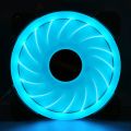 COOLMOON 3 Pack RGB 120mm Computer Fan LED Fan with Remote Control.